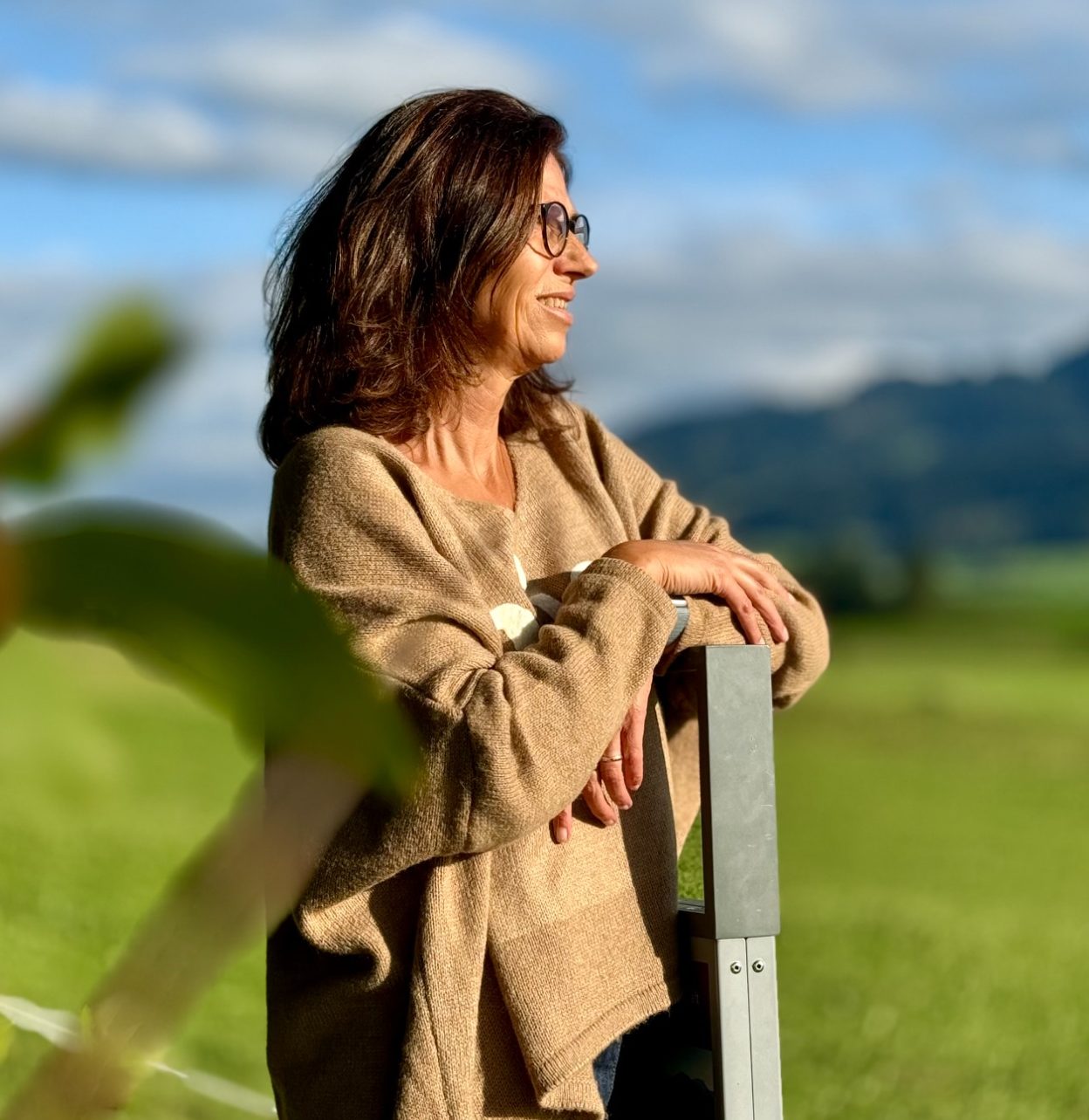 Heike Votteler schaut entspannt ins Weite